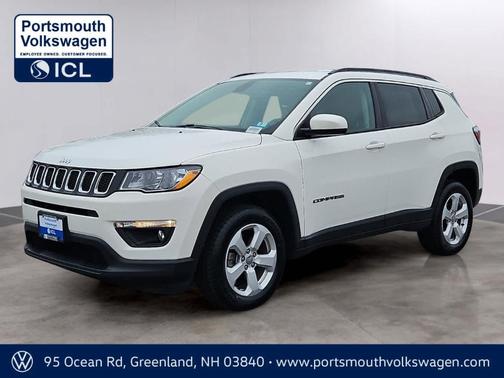 White Clearcoat 2019 Jeep Compass Latitude