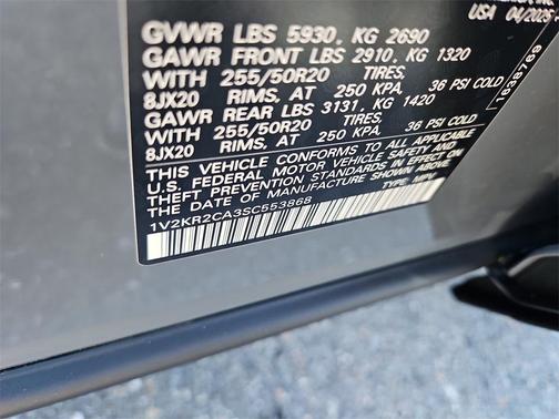 2025 Volkswagen Atlas 2.0T SE