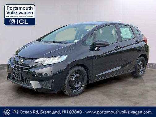 Crystal Black Pearl 2015 Honda Fit LX