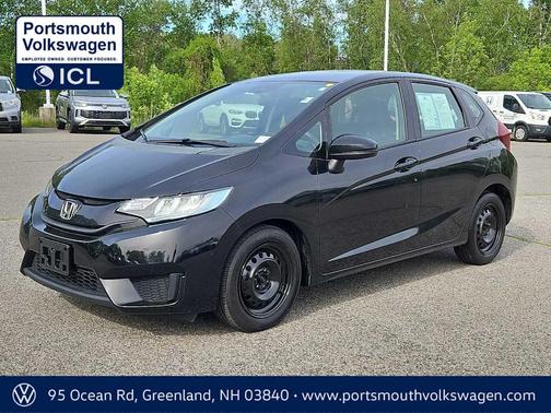 Crystal Black Pearl 2015 Honda Fit LX