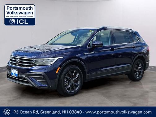 Atlantic Blue 2022 Volkswagen Tiguan 2.0T SE