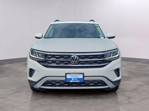 Pure White 2023 Volkswagen Atlas 3.6L SE w/Technology