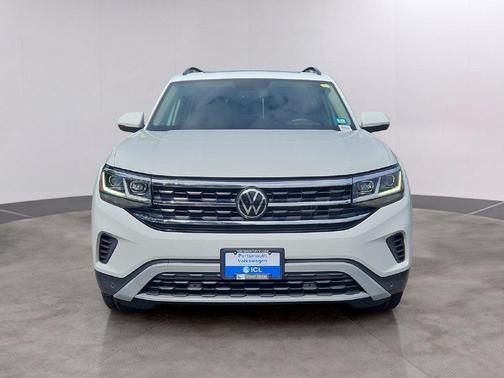 Pure White 2023 Volkswagen Atlas 3.6L SE w/Technology