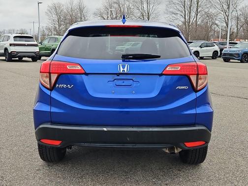 Aegean Blue Metallic 2018 Honda HR-V EX