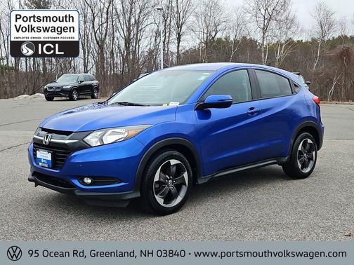 Aegean Blue Metallic 2018 Honda HR-V EX