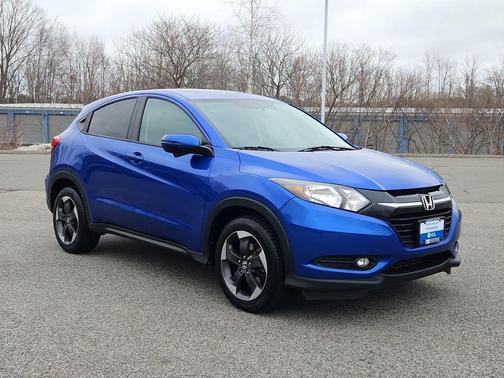 Aegean Blue Metallic 2018 Honda HR-V EX