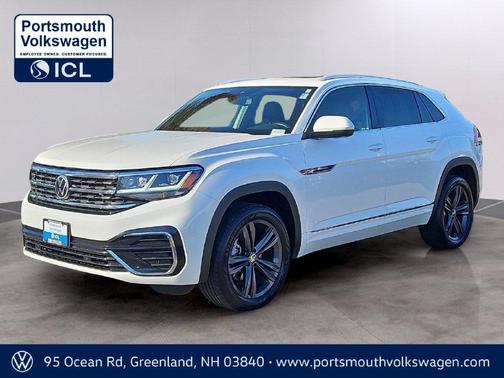 Oryx White Pearl Effect 2022 Volkswagen Atlas Cross Sport 3.6L V6 SEL R-Line
