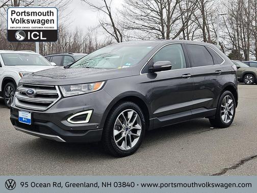 Magnetic Metallic 2015 Ford Edge Titanium