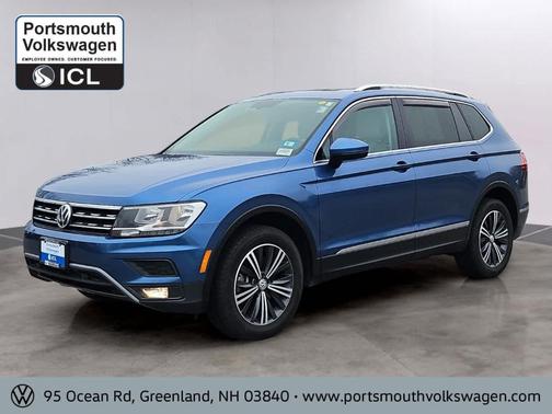 Silk Blue Metallic 2019 Volkswagen Tiguan 2.0T SEL