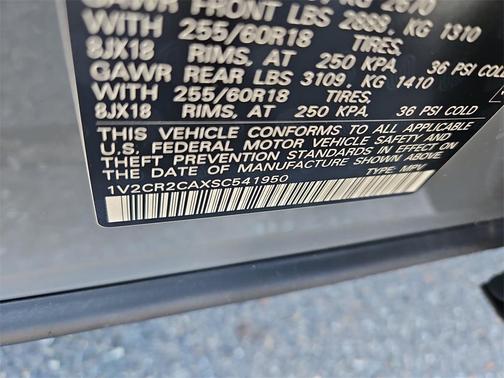 2025 Volkswagen Atlas 2.0T Peak Edition
