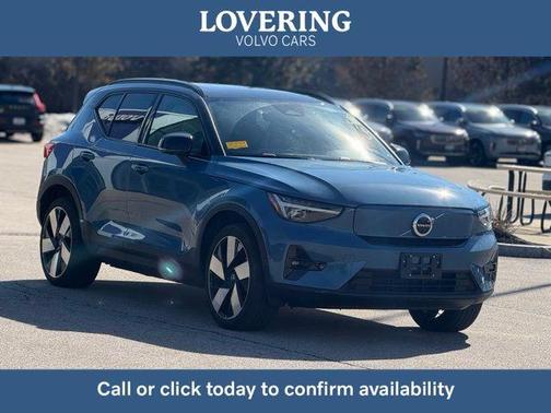 Fjord Blue Metallic 2023 Volvo XC40 Recharge Pure Electric Twin Ultimate