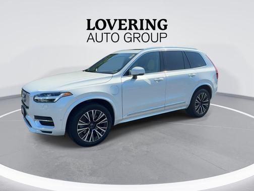 Crystal White Metallic 2024 Volvo XC90 Recharge Plug-In Hybrid T8 Plus Bright Theme 7 Passenger