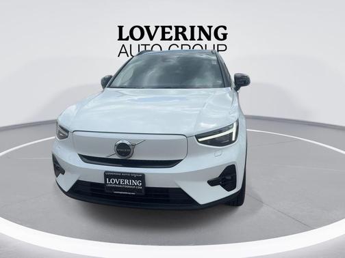 Crystal White Metallic 2023 Volvo XC40 Recharge Pure Electric Twin Ultimate