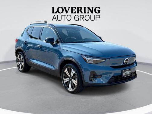 Fjord Blue Metallic 2023 Volvo XC40 Recharge Pure Electric Twin Plus