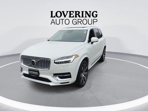 Crystal White Metallic 2025 Volvo XC90 Plug-In Hybrid T8 Plus 7-Seater