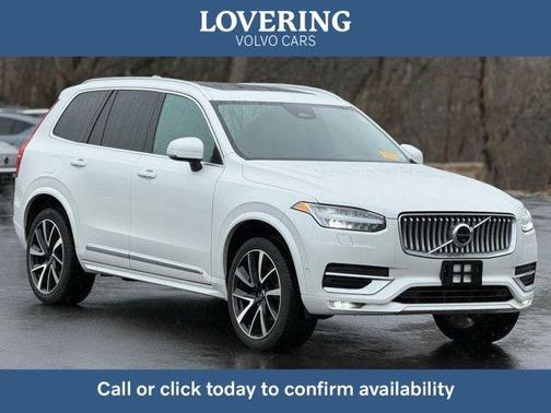 Crystal White Metallic 2023 Volvo XC90 B6 Plus 6-Seater