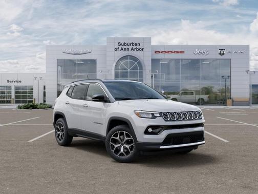 Bright White Clearcoat 2026 Jeep Compass Limited