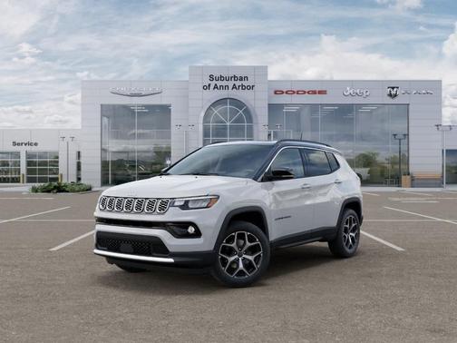 Bright White Clearcoat 2026 Jeep Compass Limited