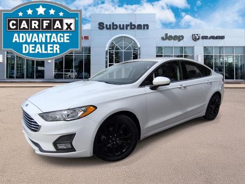 Oxford White 2019 Ford Fusion SE