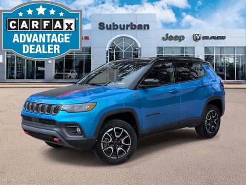 Hydro Blue Pearlcoat 2025 Jeep Compass Trailhawk