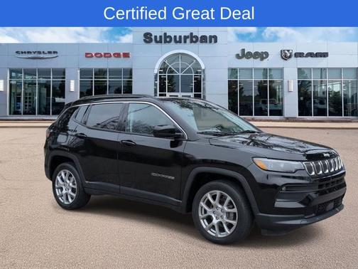 Diamond Black 2022 Jeep Compass Latitude Lux