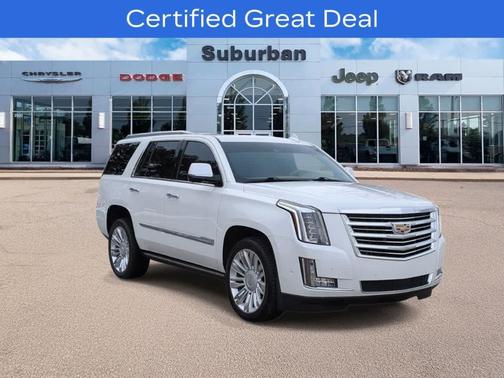 Crystal White Tri-Coat 2020 Cadillac Escalade Platinum