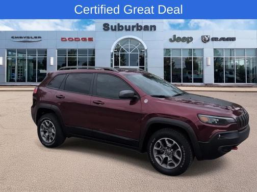 Velvet Red Pearlcoat 2020 Jeep Cherokee Trailhawk