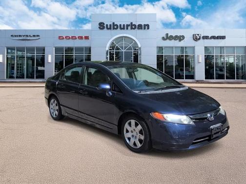 Blue 2008 Honda Civic LX