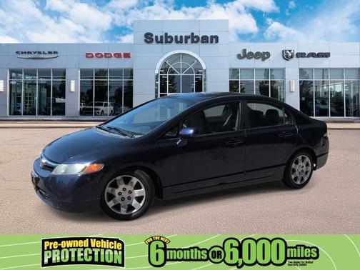 Blue 2008 Honda Civic LX