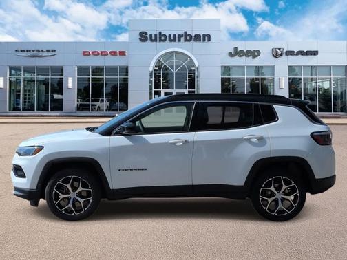 Bright White Clearcoat 2024 Jeep Compass Limited