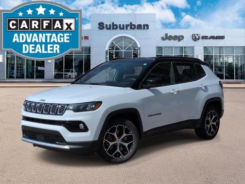 Bright White Clearcoat 2024 Jeep Compass Limited
