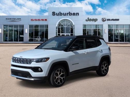 Bright White Clearcoat 2024 Jeep Compass Limited