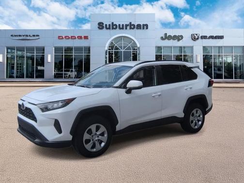 Super White 2020 Toyota RAV4 LE