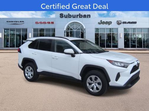 Super White 2020 Toyota RAV4 LE