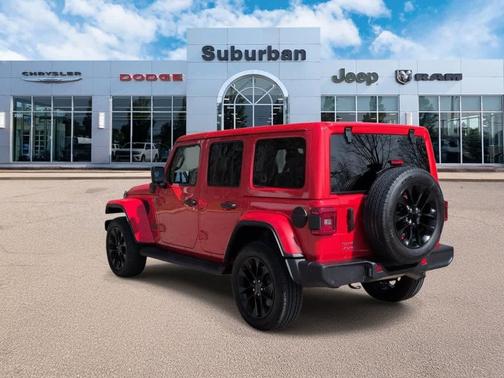 Firecracker Red Clearcoat 2025 Jeep Wrangler 4xe Sahara