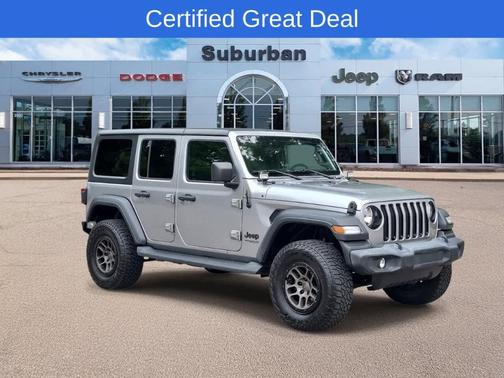 Billet Silver Metallic Clearcoat 2020 Jeep Wrangler Unlimited Sport Altitude