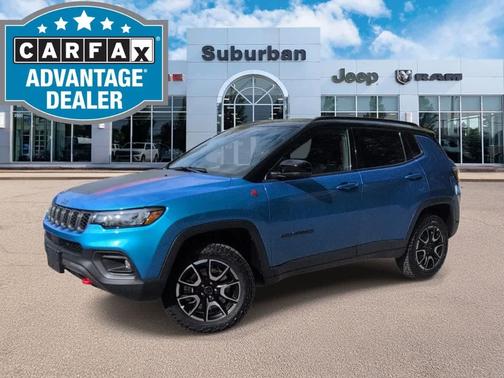 Hydro Blue Pearlcoat 2025 Jeep Compass Trailhawk