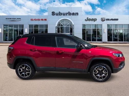 Red 2025 Jeep Compass Trailhawk
