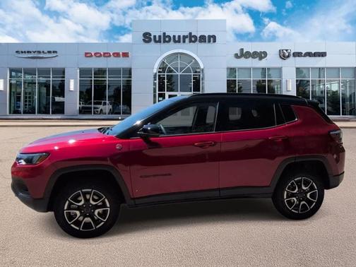 Red 2025 Jeep Compass Trailhawk