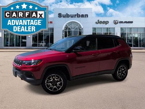 Red 2025 Jeep Compass Trailhawk