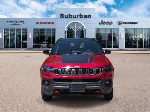 Red 2025 Jeep Compass Trailhawk