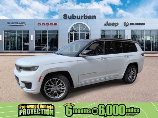 Bright White Clearcoat 2025 Jeep Grand Cherokee L Summit