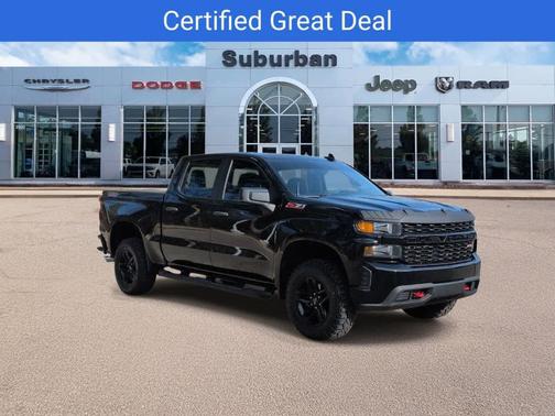 Black 2021 Chevrolet Silverado 1500 Custom Trail Boss