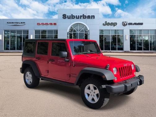 Firecracker Red Clearcoat 2017 Jeep Wrangler Unlimited Sport