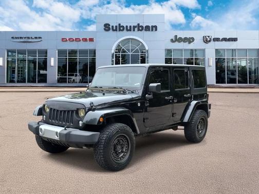 Black Clearcoat 2014 Jeep Wrangler Unlimited Sahara