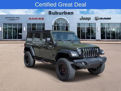 Sarge Green Clearcoat 2021 Jeep Wrangler Unlimited Sport