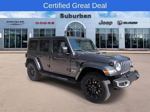 Granite Crystal Clearcoat Metallic 2021 Jeep Wrangler Unlimited 4xe Sahara