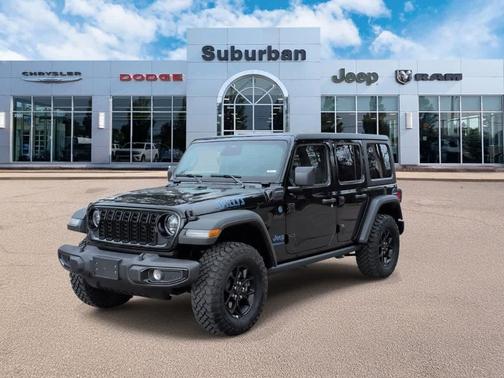 Black Clearcoat 2025 Jeep Wrangler 4xe Sport