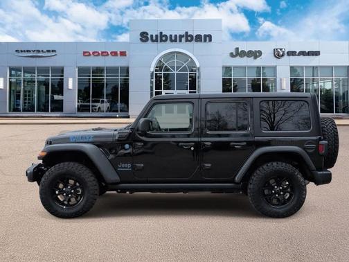 Black Clearcoat 2025 Jeep Wrangler 4xe Sport