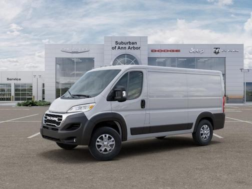 Bright White Clearcoat 2025 RAM ProMaster 1500 Low Roof
